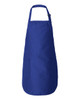 Q-Tees Q4350 Full-Length Apron With 2 Pockets | Royal